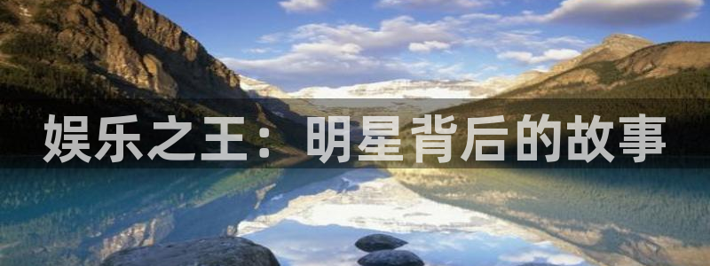 成都500彩票网电子有限公司：娱乐之王：明星背后的故事