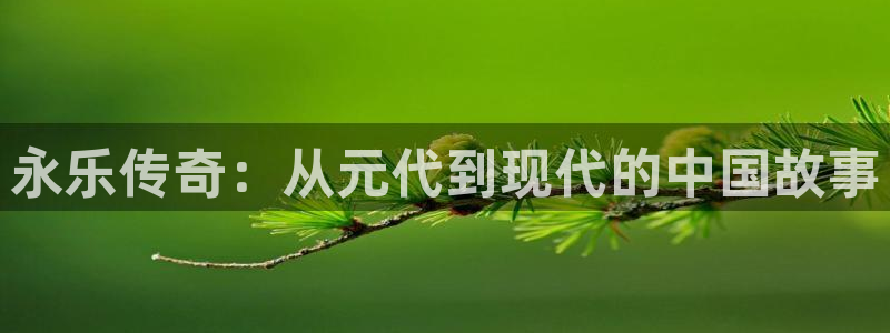 500彩票网平台：永乐传奇：从元代到现代的中国故事